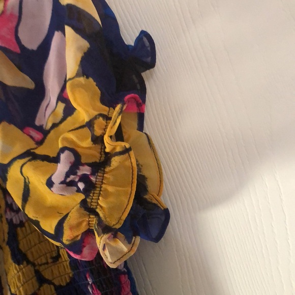 Woman’s Katy Ireland colorful stretchy spring abstract all over print maxi dress - Picture 8 of 17